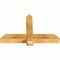 Ekena Millwork Eugene Rough Sawn Timber Gable Bracket, Western Red Cedar, 36"W x 23"H x 4"D x 4"F, 15/12 Pitch GBW036X23X0404EUG00RWR - alternate 4